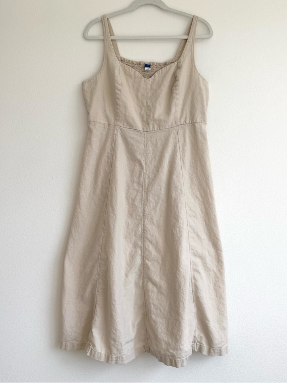 Old Navy Linen Blend Midi Dress